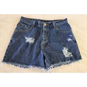 Levis Womens 550 Relaxed Fit Denim Jean Shorts Size 14 Cutoffs